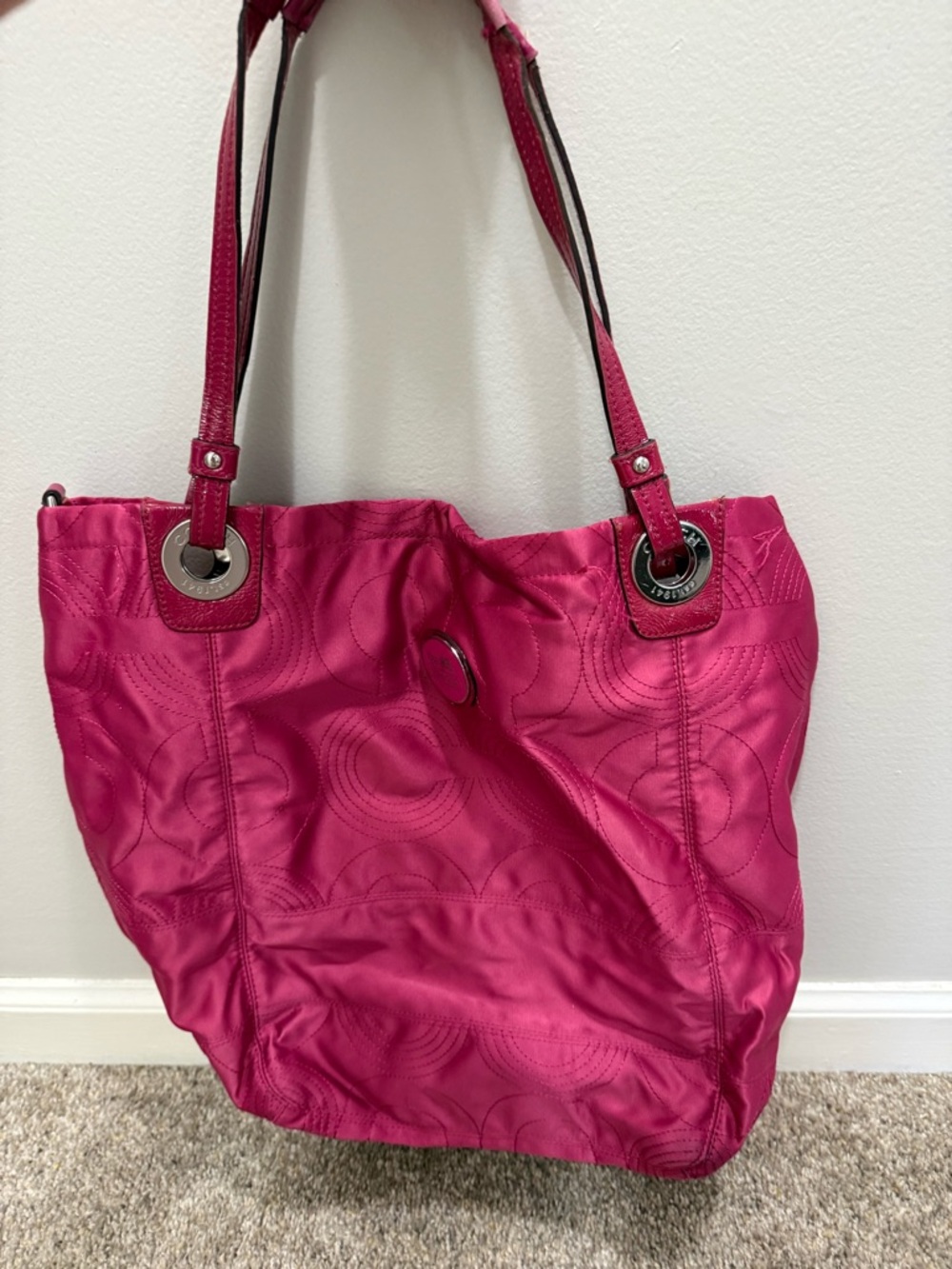Bright Pink Women’s Tote Bag - Brand Not Visible